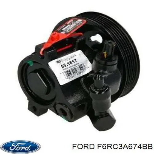 F6RC3A674BB Ford насос гідропідсилювача керма (гпк)
