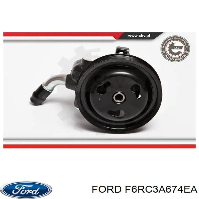 F6RC3A674EA Ford насос гідропідсилювача керма (гпк)