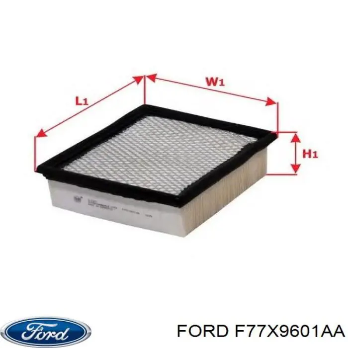 Елемент повітряного фільтра Ford F77X9601AA ціна, від 10.71 USD