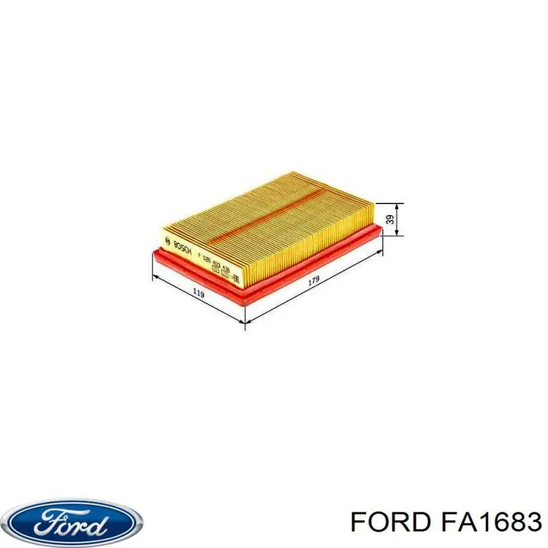 Елемент повітряного фільтра Ford FA1683 ціна, від 5.33 USD