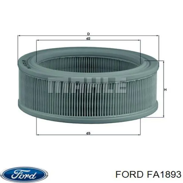 Купити FA1893 Ford Автомобільний фільтр повітря