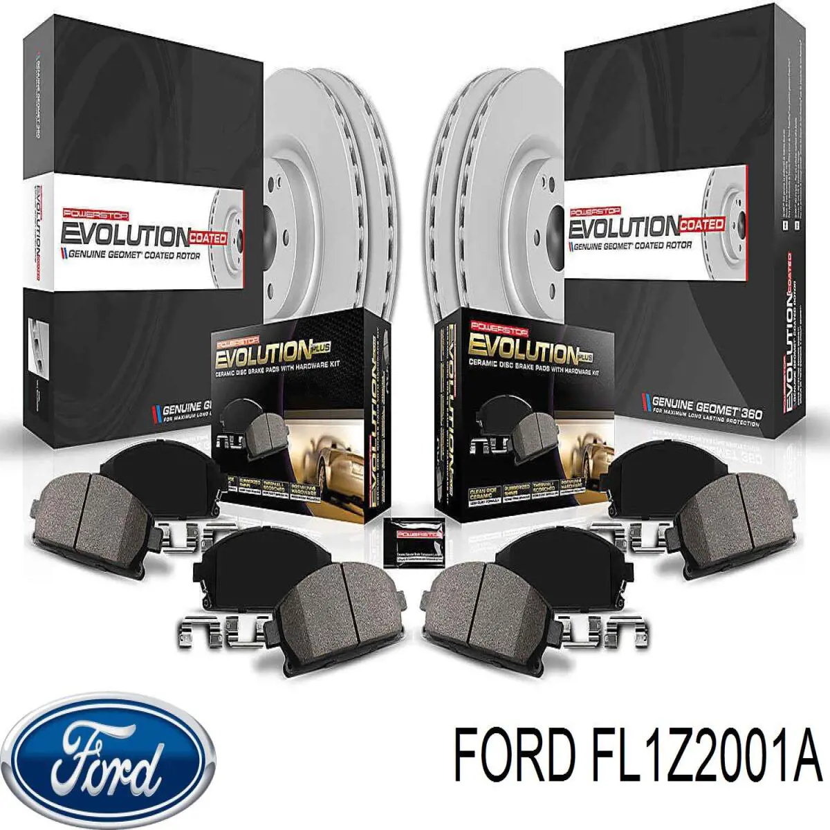 Передні тормозні колодки FL1Z2001A Ford
