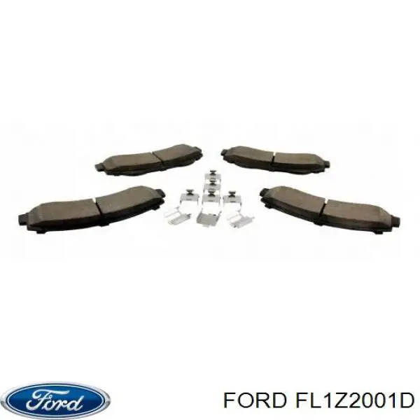 FL1Z2001D Ford колодки гальмівні передні, дискові