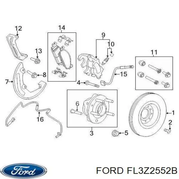 Купити BRCF324 Ford 