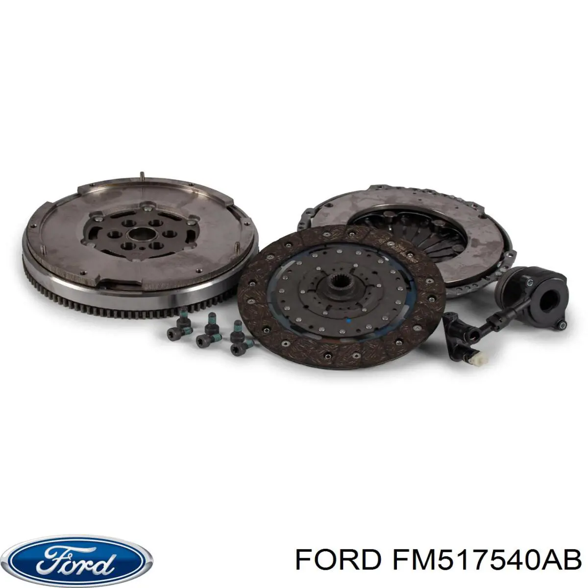 Комплект зчеплення (3 частини) Ford FM517540AB ціна, від 137.13 USD