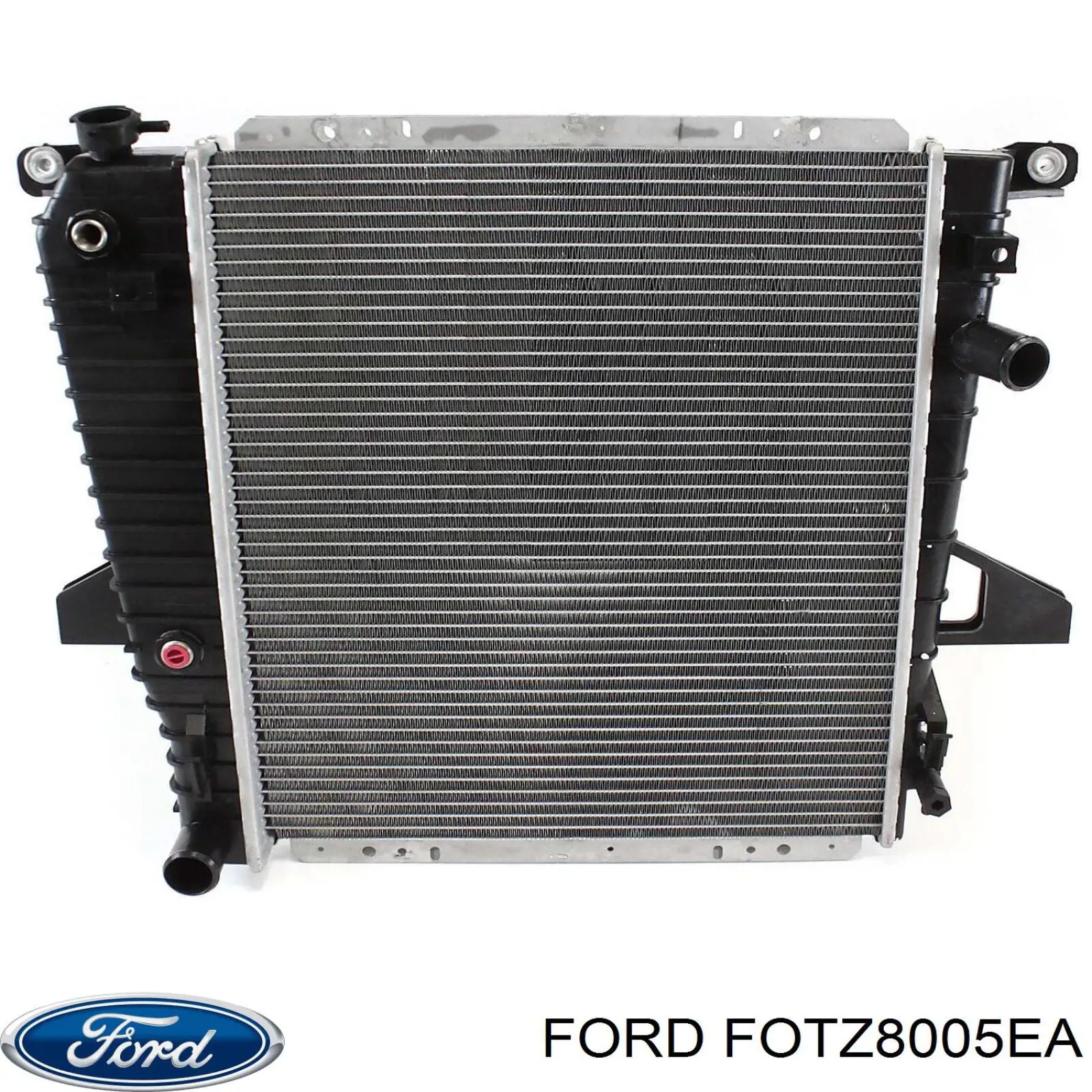 Радіатор охолодження двигуна FOTZ8005EA Ford