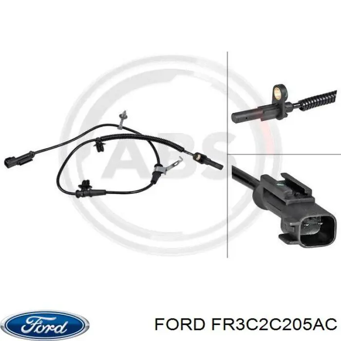 FR3C2C205AC Ford Сенсор АБС