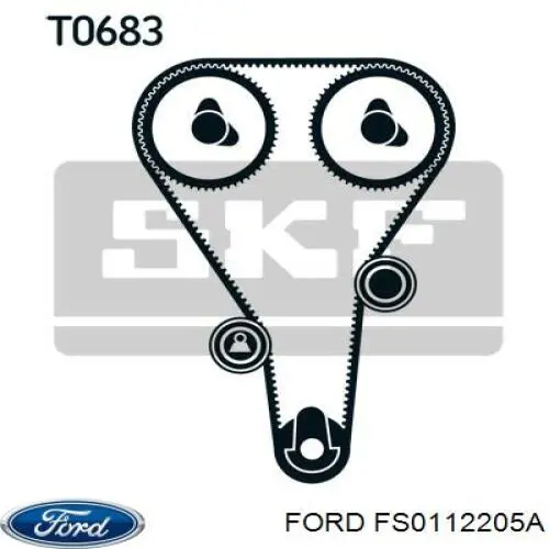 FS0112205A Ford Ремінь двигуна