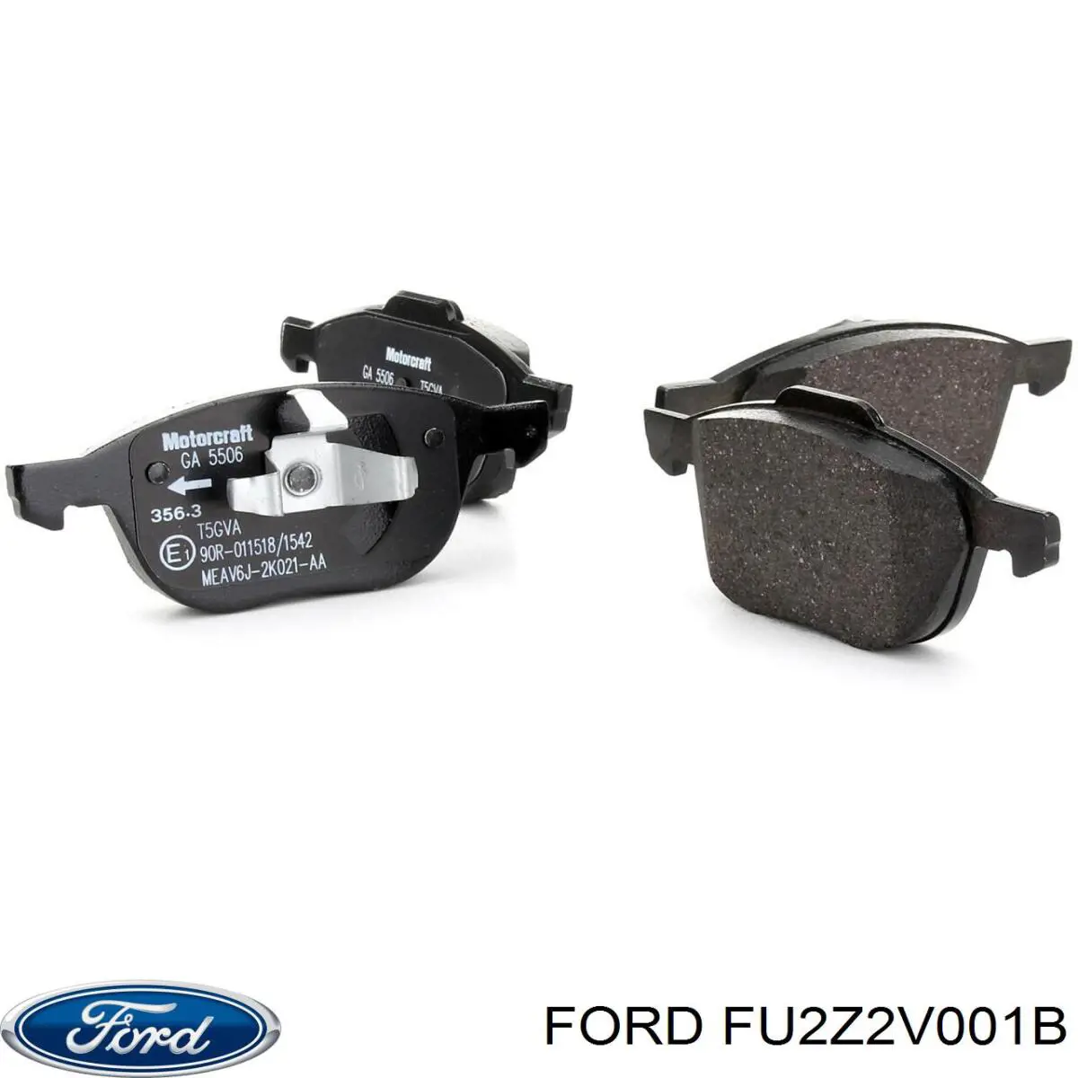 Гальмівні колодки Ford G2MZ2V001AV ціна, від 74.65 USD