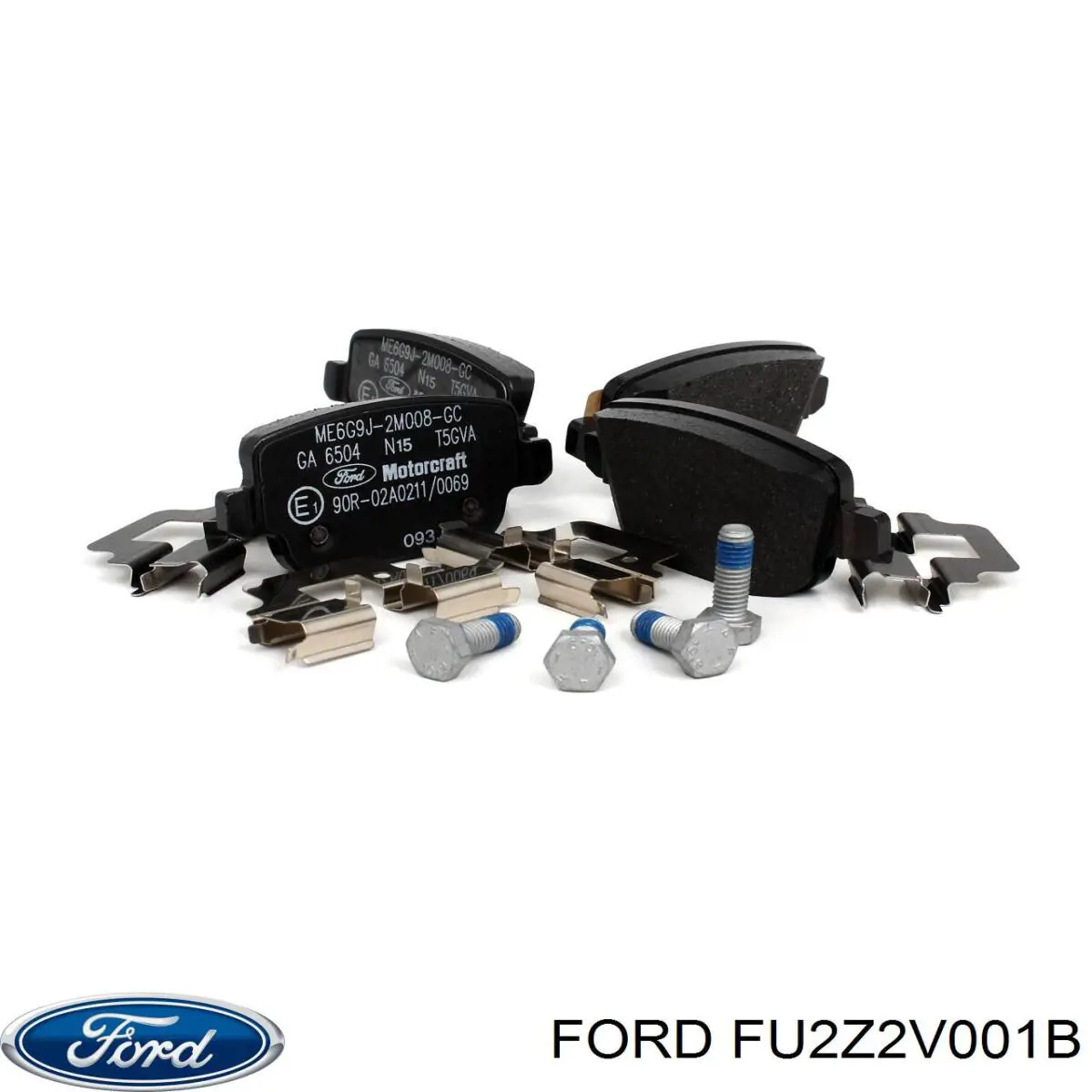 Передні тормозні колодки FU2Z2V001B Ford