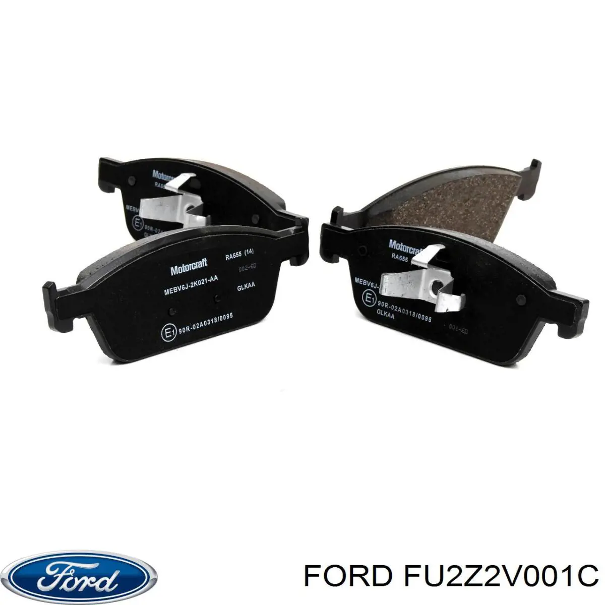 Гальмівні колодки Ford FU2Z2V001C ціна, від 34.52 USD
