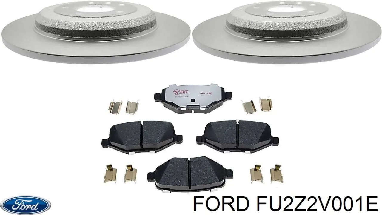 Передні тормозні колодки BRSD1611A Ford