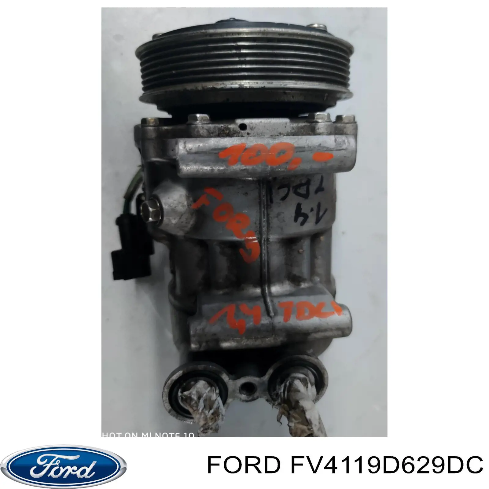 Компресор кондиціонера FV4119D629DC Ford