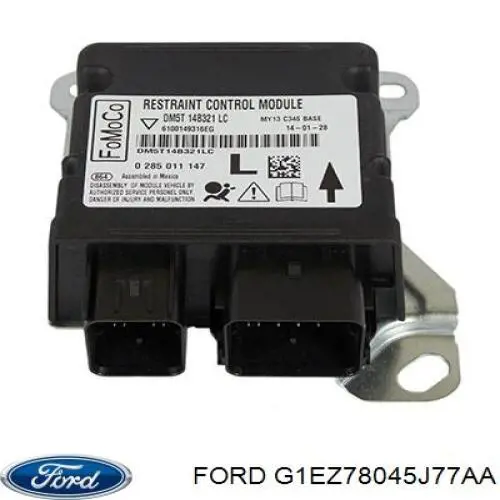 Купити G1EZ78045J77AA Ford Подушка безпеки, водійська, AIRBAG, захисту колін