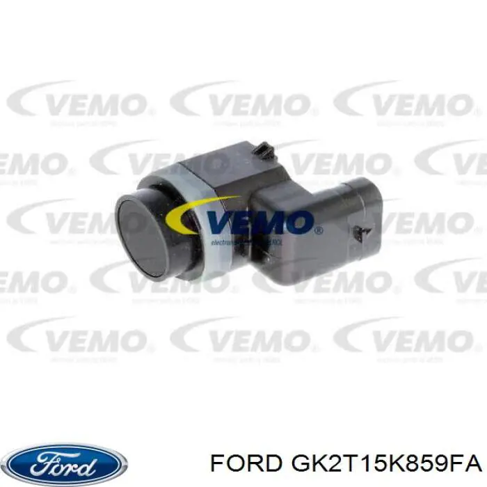 Купити GK2T15K859FA Ford Датчик сигналізації паркування (парктронік), передній бічний