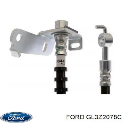Шланг гальмівний передній, лівий Ford JL3Z2078A ціна, від 19.00 USD