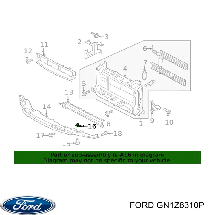 GN1Z8310P Ford 