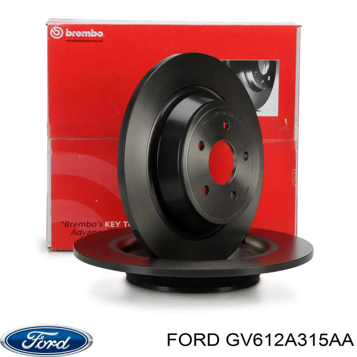 Купити GV612A315AA Ford Диск заднього гальма