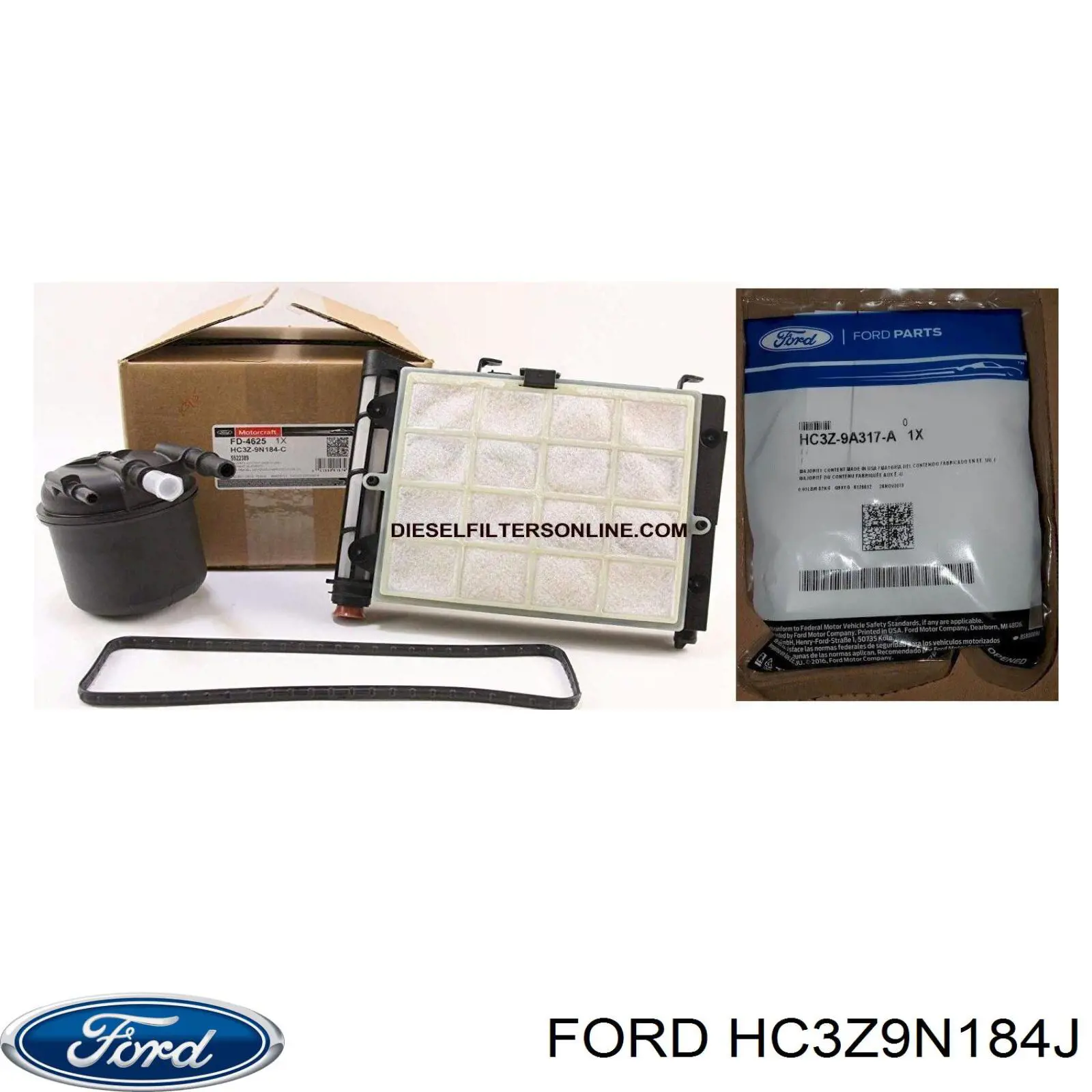 Купити FD4641 Ford Фільтр-відстійник палива грубої очистки
