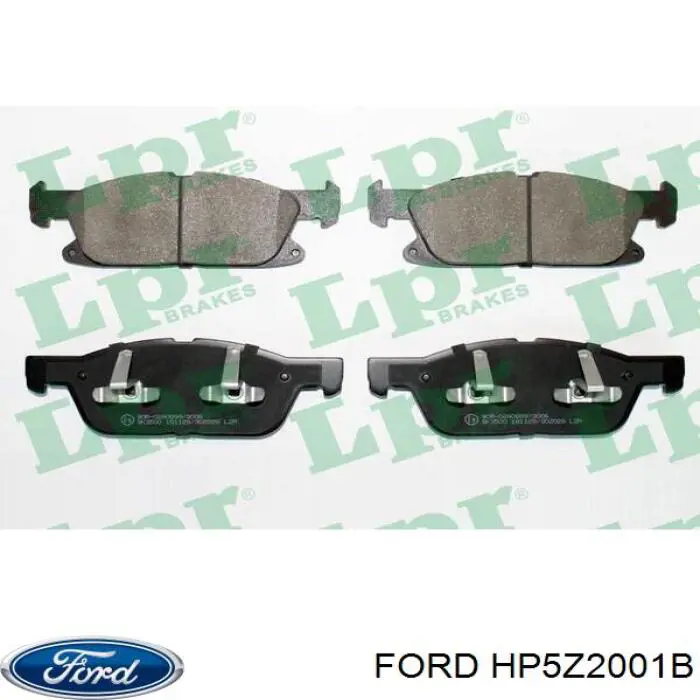 HP5Z2001B Ford Передні гальмівні колодки