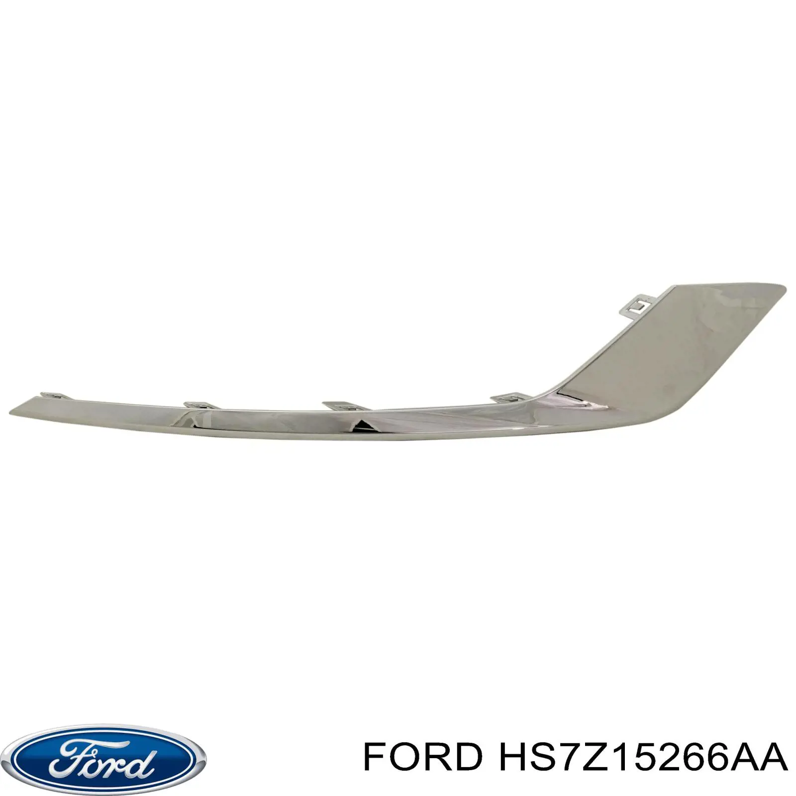 HS7Z15266AA Ford Ободок/окантовка фари протитуманной, правий