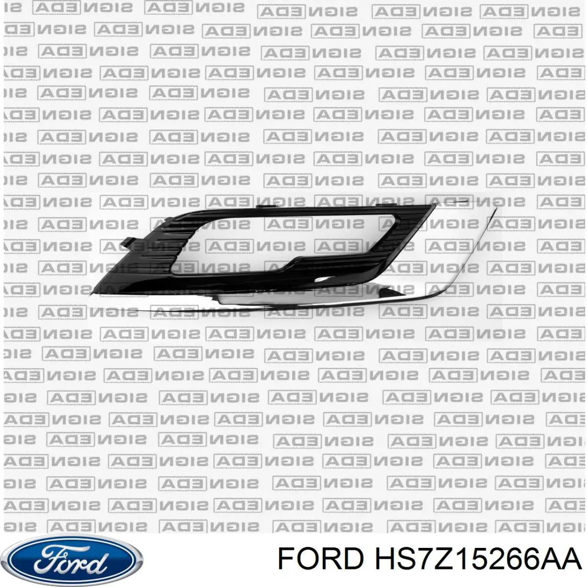 Обід (окантовка) фари противотуманної, правої Ford HS7Z15266AA ціна, від 7.18 USD
