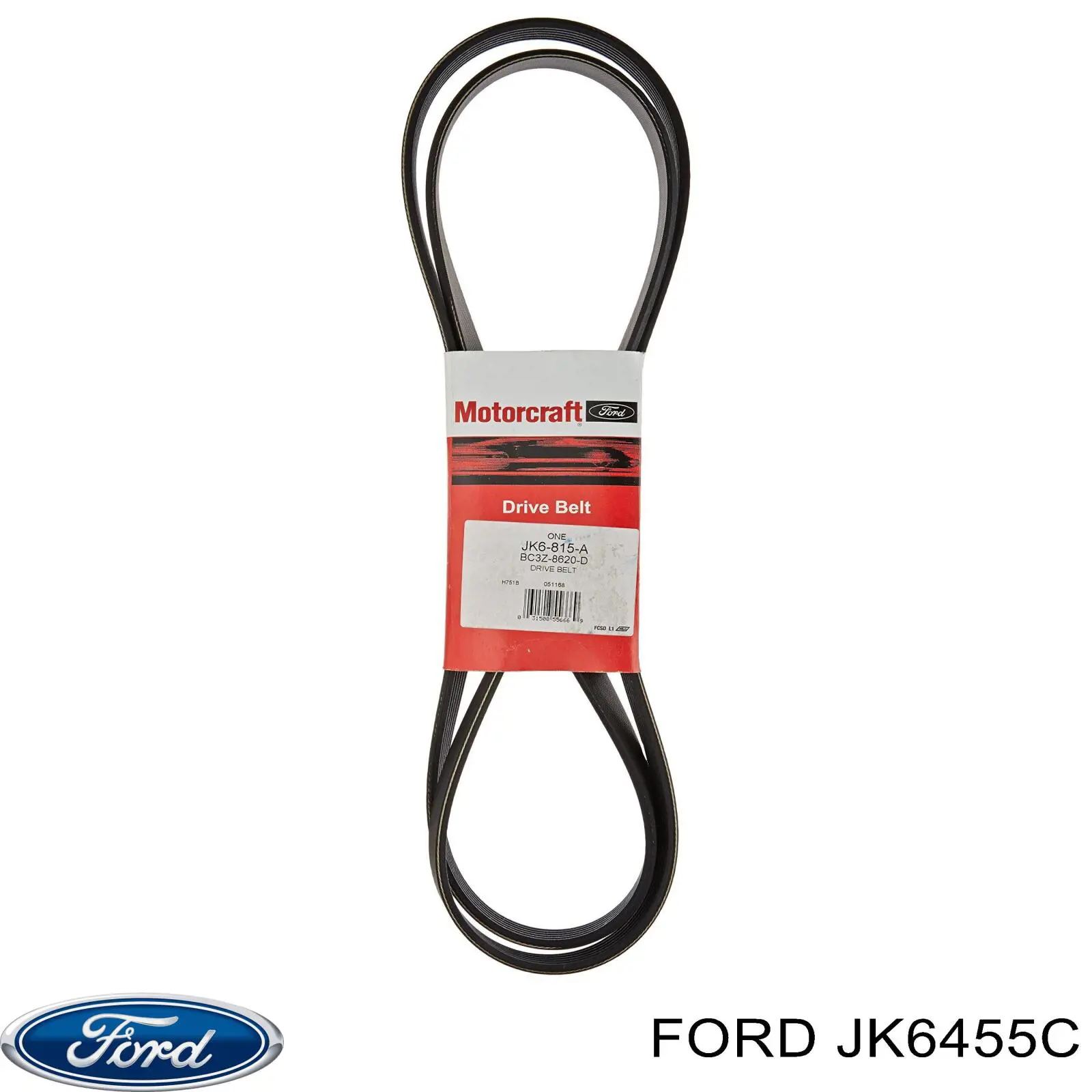 Клиновий ремінь Ford JK6455C ціна, від 11.44 USD