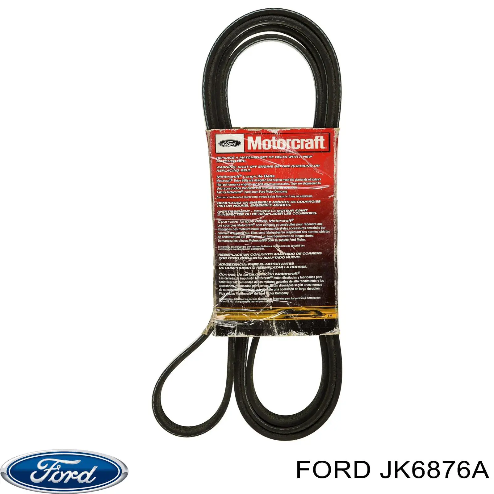 Клиновий ремінь Ford JK6876A ціна, від 22.60 USD