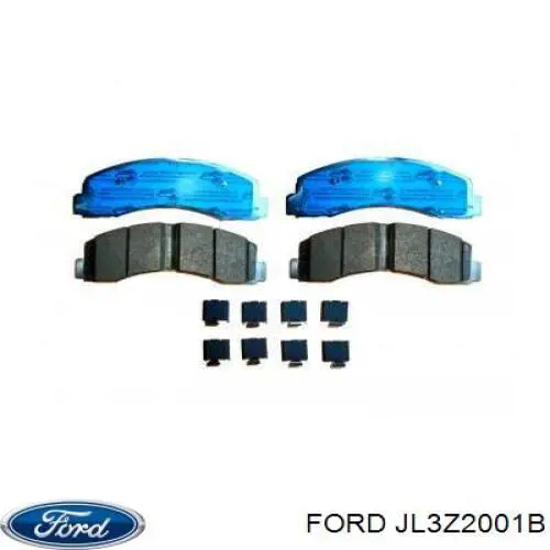 Колодки гальмівні передні, дискові JL3Z2001B Ford