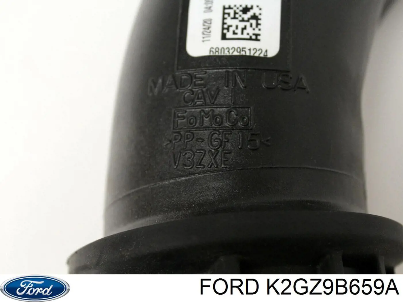 Патрубок повітряний, вихід повітряного фільтра K2G39R504FE Ford