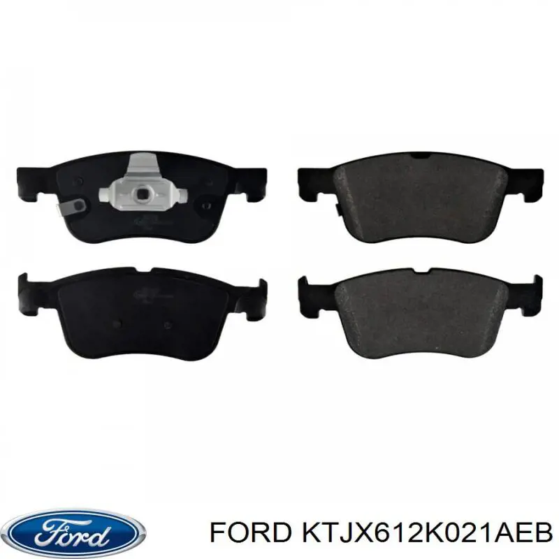 Купити KTJX612K021AEB Ford Колодки гальмівні передні, дискові