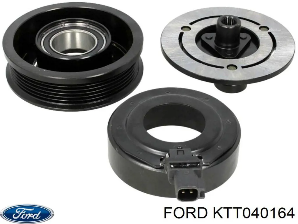 KTT040164 Ford Шків компресора кондиціонера