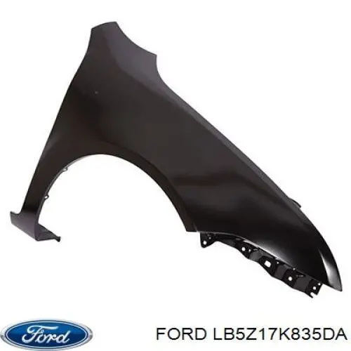 LB5Z17K835DA Ford Бампер задній, нижня частина