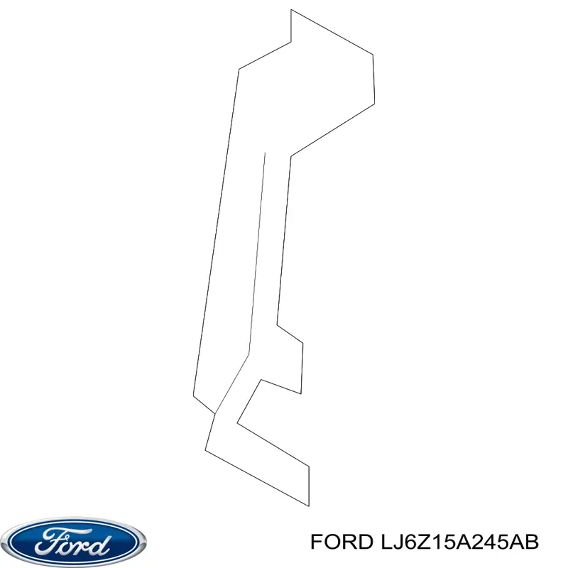 Заглушка/ решітка протитуманних фар бампера переднього, права Ford Escape (DFK) (Форд Ескейп)