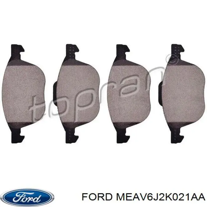 Гальмівні колодки Ford MEAV6J2K021AA ціна, від 20.18 USD