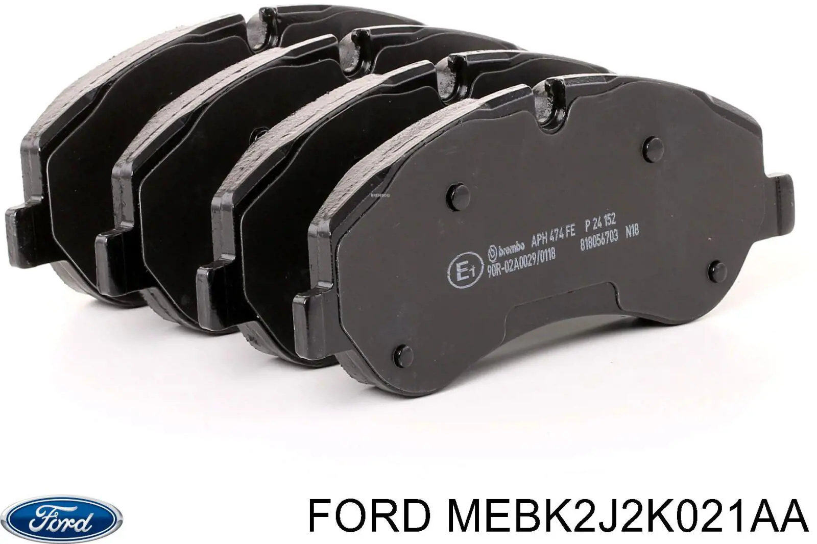 Гальмівні колодки Ford MEBK2J2K021AA ціна, від 29.42 USD