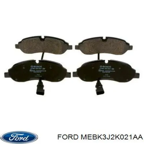 MEBK3J2K021AA Ford Передні гальмівні колодки