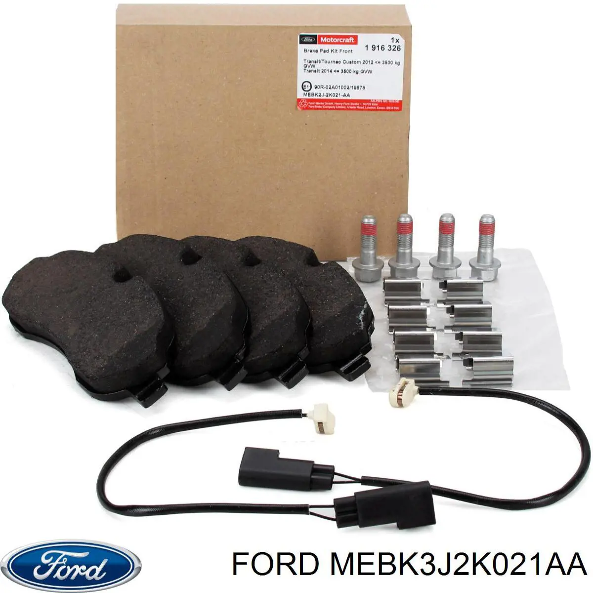 Гальмівні колодки Ford MEBK3J2K021AA ціна, від 51.39 USD