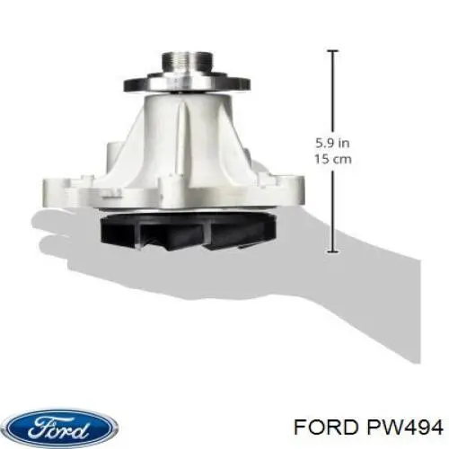 Помпа охолодження Ford PW494 ціна, від 169.88 USD