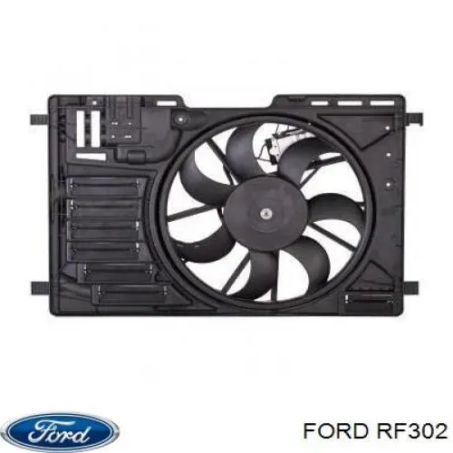 Купити RF302 Ford Дифузор радіатора охолодження, в зборі з двигуном і крильчаткою