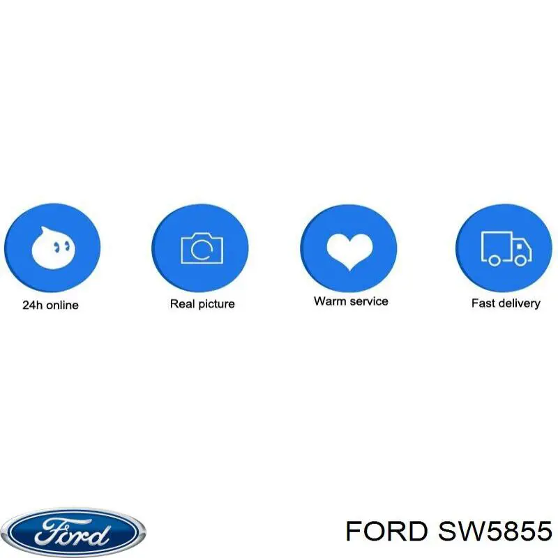 SW5855 Ford кнопка приводу замка задньої 3/5 двері (ляди)