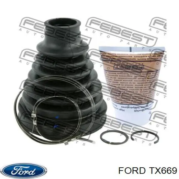 ШРУС зовнішній передній TX669 Ford