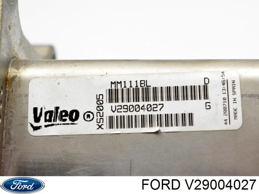 V29004027 Ford Радіатор системи EGR рециркуляції вихлопних газів