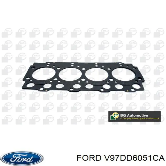 Прокладка головки блока циліндрів (ГБЦ) V97DD6051CA Ford