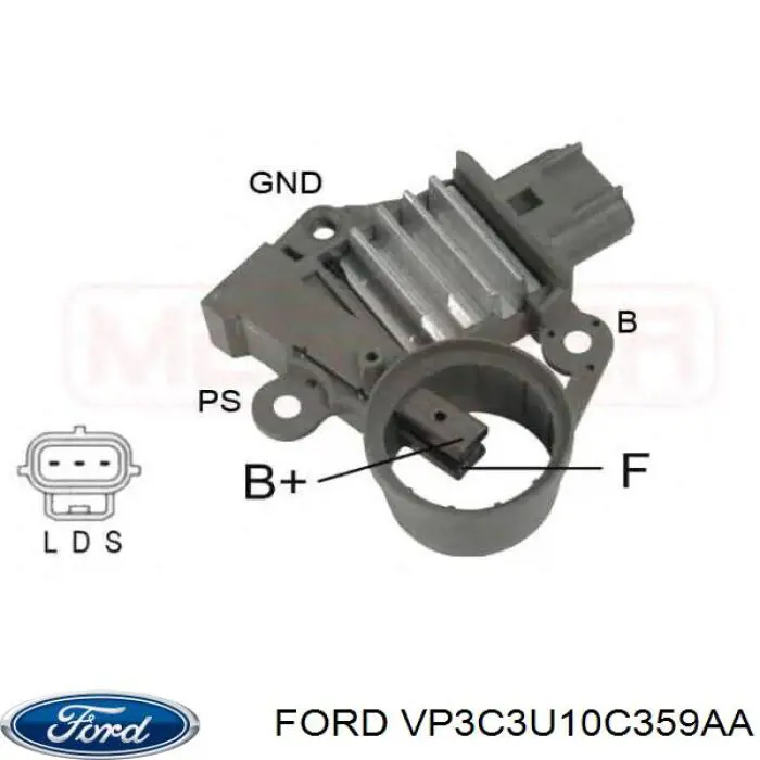 Реле зарядки генератора Ford VP3C3U10C359AA ціна, від 23.51 USD