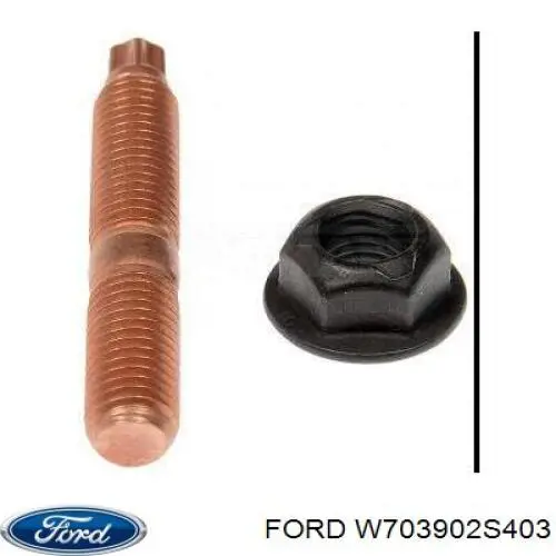 Шпилька випускного колектора Ford W703902S403 ціна, від 0.76 USD