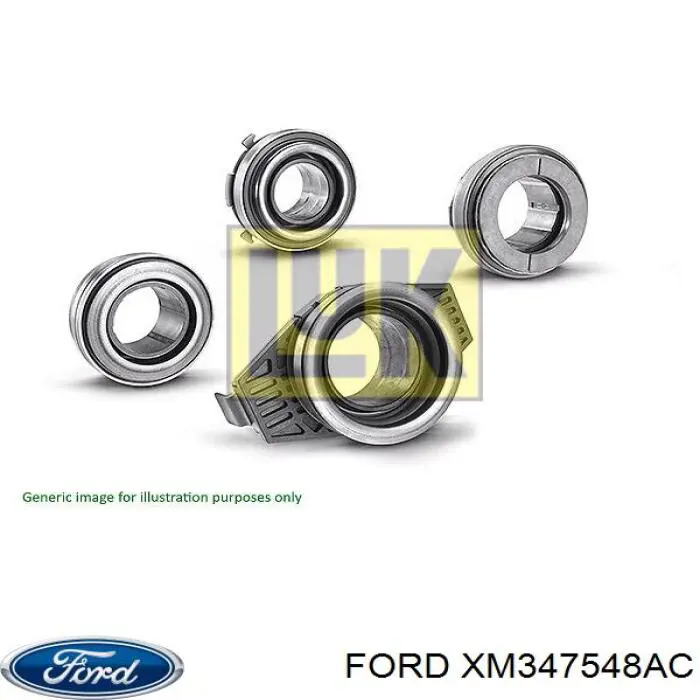 XM347548AC Ford Підшипник ковзання зчеплення