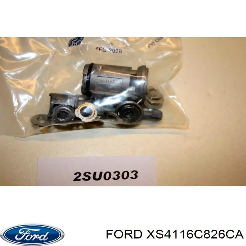 XS4116C826CA Ford Личинка замку капоту
