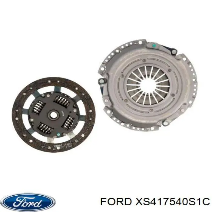 Комплект зчеплення (3 частини) Ford XS417540S1C ціна, від 64.49 USD