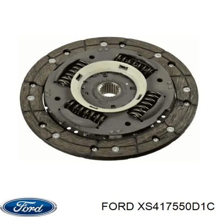 Диск зчеплення XS417550D1C Ford